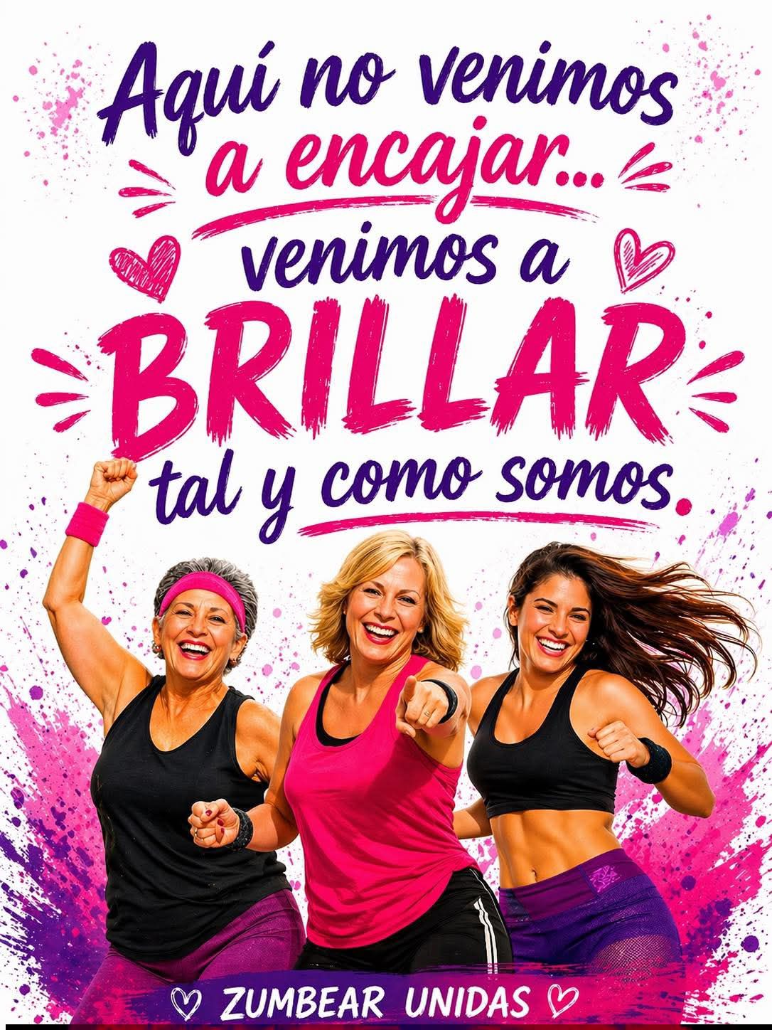 Zumbear unidas - frase motivacional