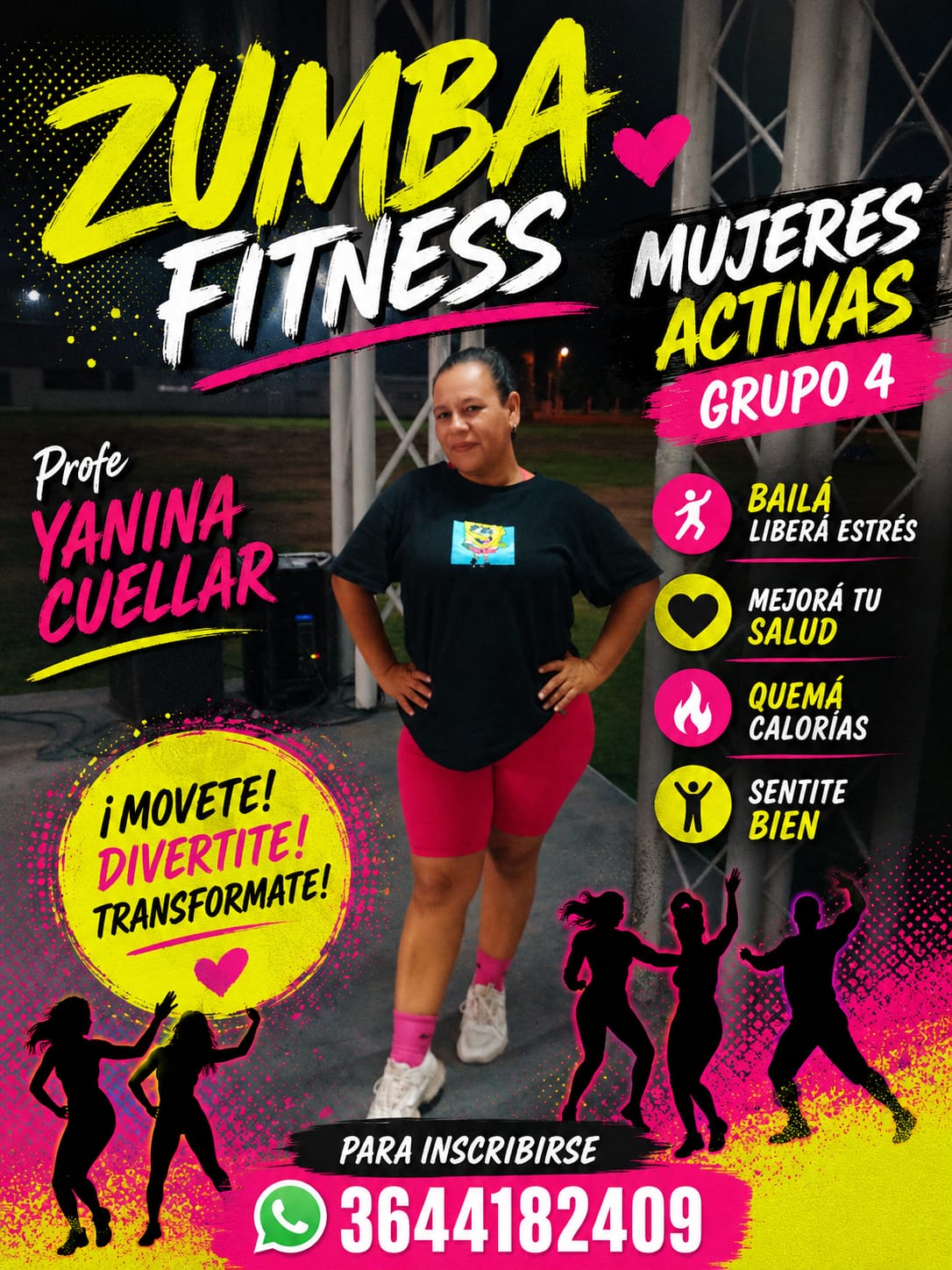Zumba Fitness Grupo 4 Vanina Cuellar