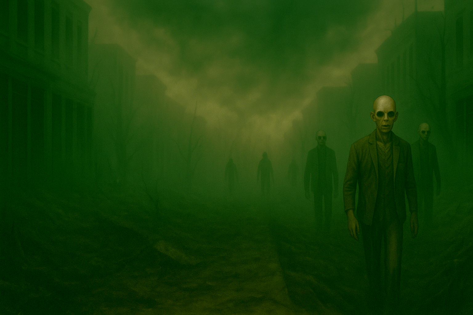Figuras en la niebla apocalíptica