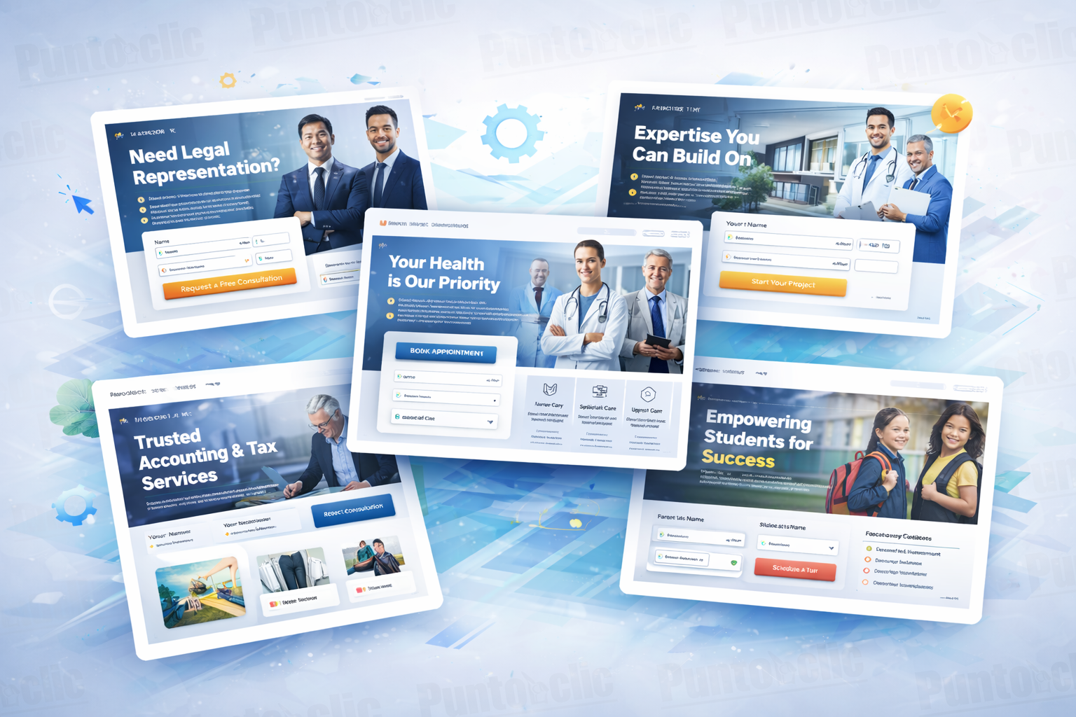 abogados, medicos, arquitectos, contadores y escuelas