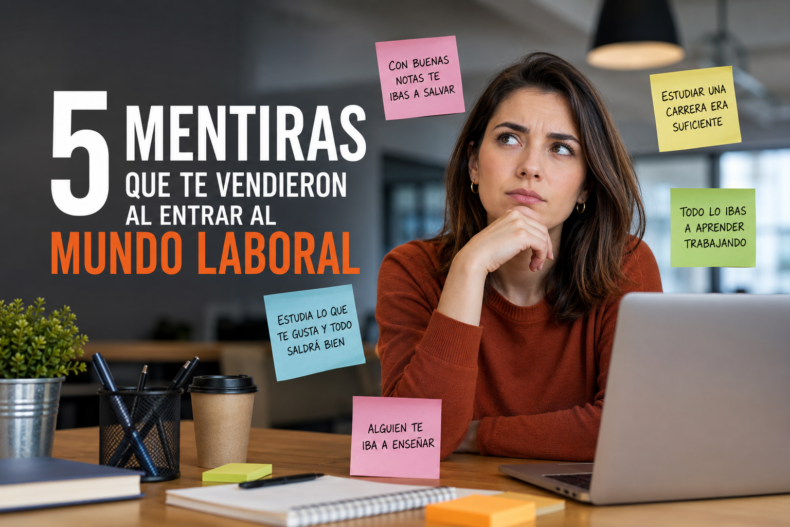 5 MENTIRAS QUE TE VENDIERON AL ENTRAR AL MUNDO LABORAL