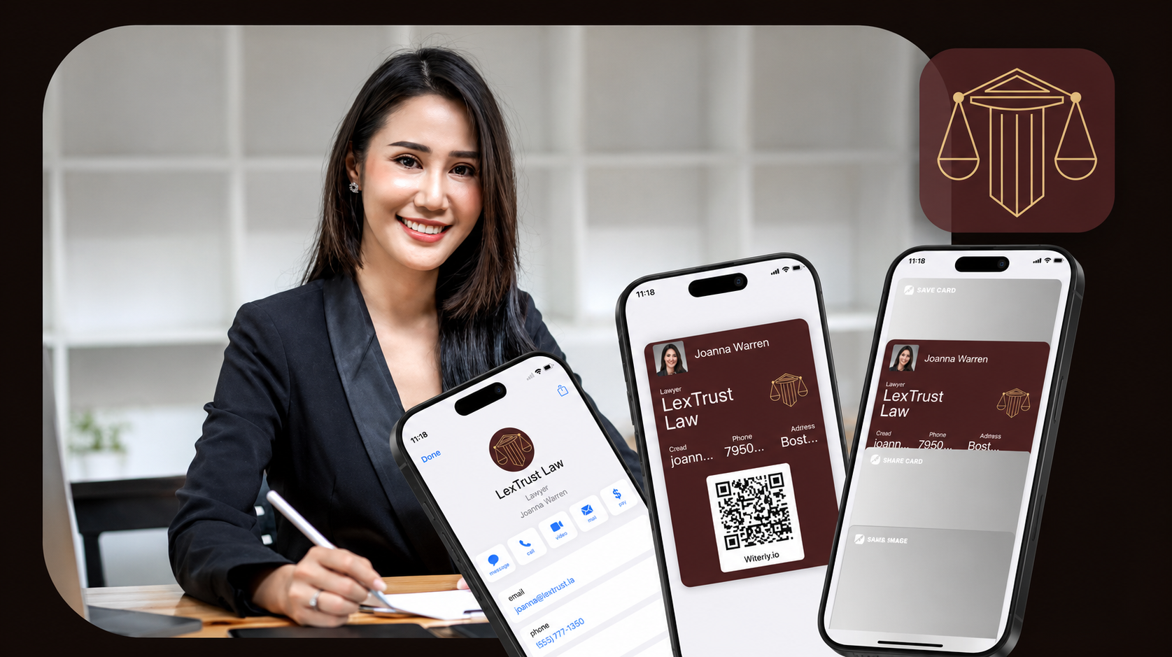 ⚖️ VCard para Abogados: La Tarjeta de Presentación Virtual que Trabaja por Ti las 24 Horas